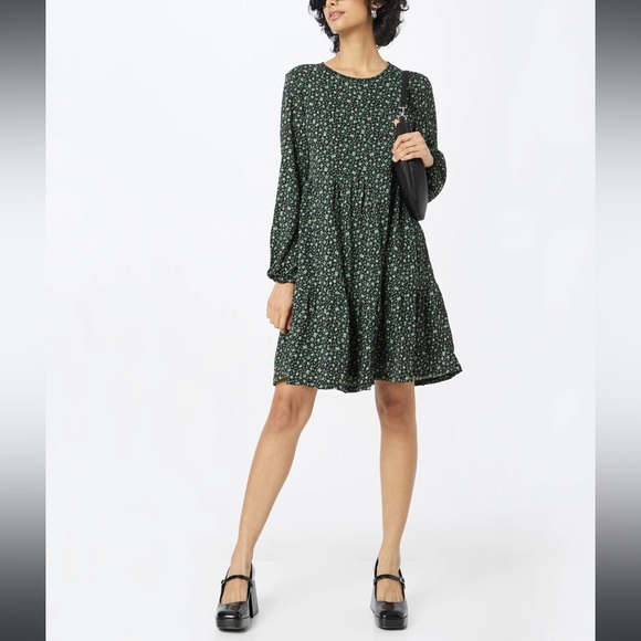 ONLY brand tiered long sleeve mini dress - Picture 1 of 12